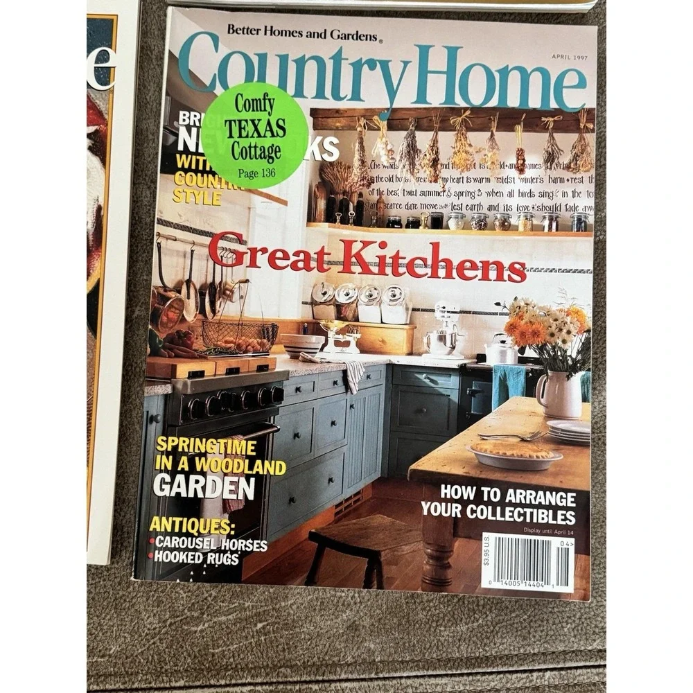 Vintage Country‎ Homes Magazine 1993-1997 December And April Lot Of 4
